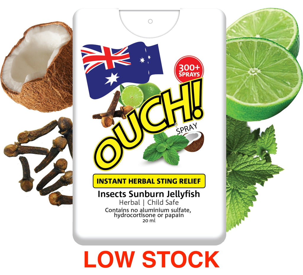 Ouch! Instant Herbal Sting Relief Credit Card Size Spray 20ml